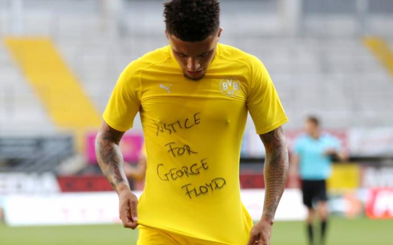 Jadon Sancho pide justicia para George Floyd