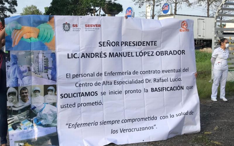 Trabajadores de salud en Veracruz dicen no tener seguridad durante contingencia