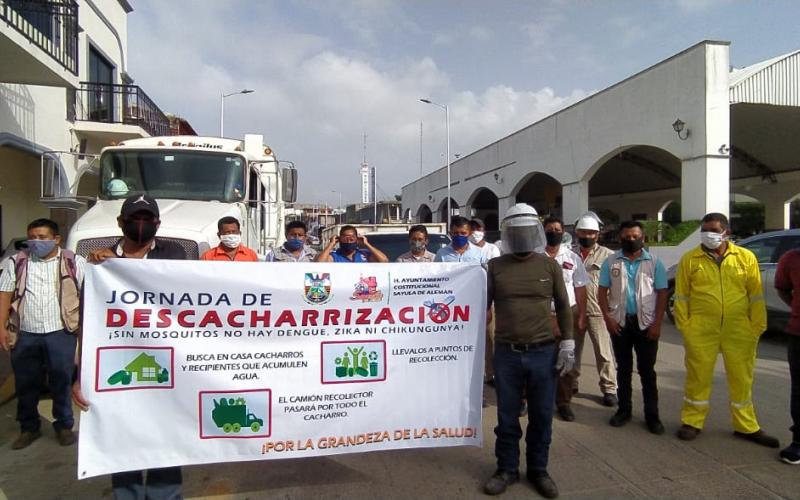 En Sayula de Alemán campaña para combatir dengue, Zika y chikungunya