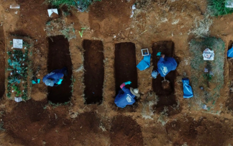 Brasil tercer país con más muertes por Covid-19: superó a Italia