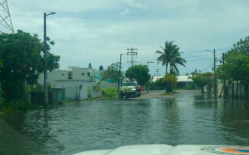 7 municipios de Veracruz por lluvia fuerte y norte: Protección Civil