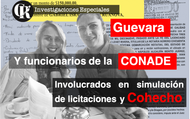 Guevara y funcionarios de la CONADE involucrados en simulación de contratos y cohecho