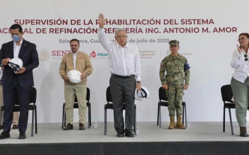 AMLO afirma que violencia en Salamanca es por “contubernio” dentro de Pemex