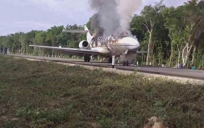 Revelan que avioneta que se estrello en Quintana Roo llevaba 300 kg de cocina