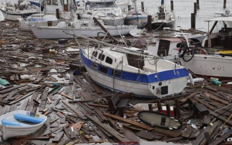 En medio de la pandemia, Hanna azota la costa de Texas en el Golfo de México