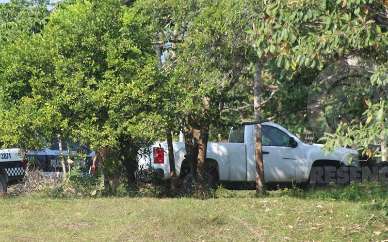  En un campo de futbol en Agua Dulce Veracruz, hallan a un cuerpo ejecutado