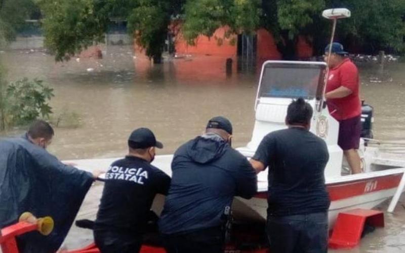 Inundaciones y apagones, deja “Hanna”