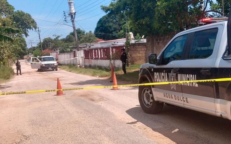 Una vivienda fue rafagueada en Agua Dulce Veracruz, dejando a una persona herida