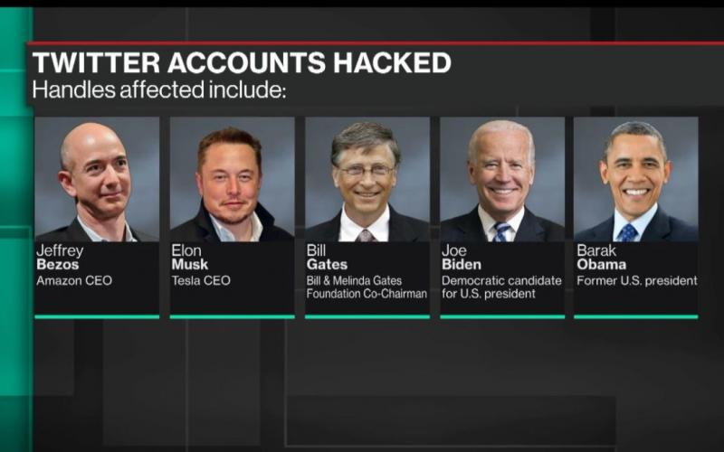 Anuncian hackeo en las cuentas de Twitter de Barack Obama, Joe Biden, Elon Musk, Bill Gates, Apple y otros