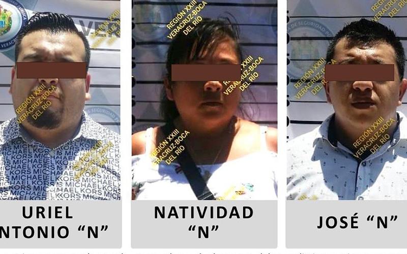 En Boca Del Río Veracruz detienen a tres por asalto a cuentahabientes