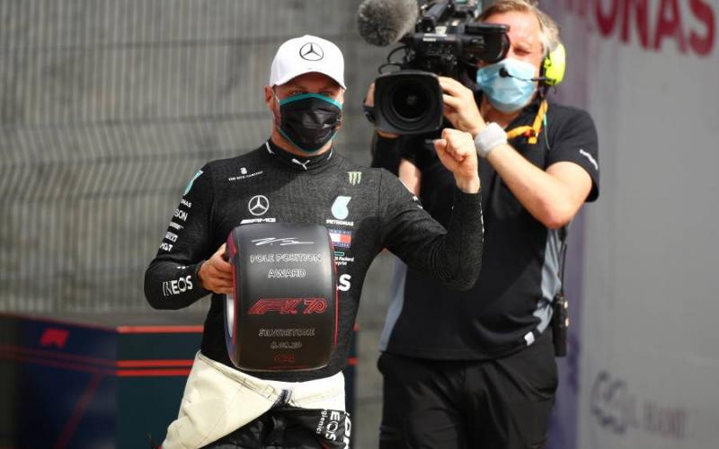 Bottas lidera la pole del GP 70 aniversario