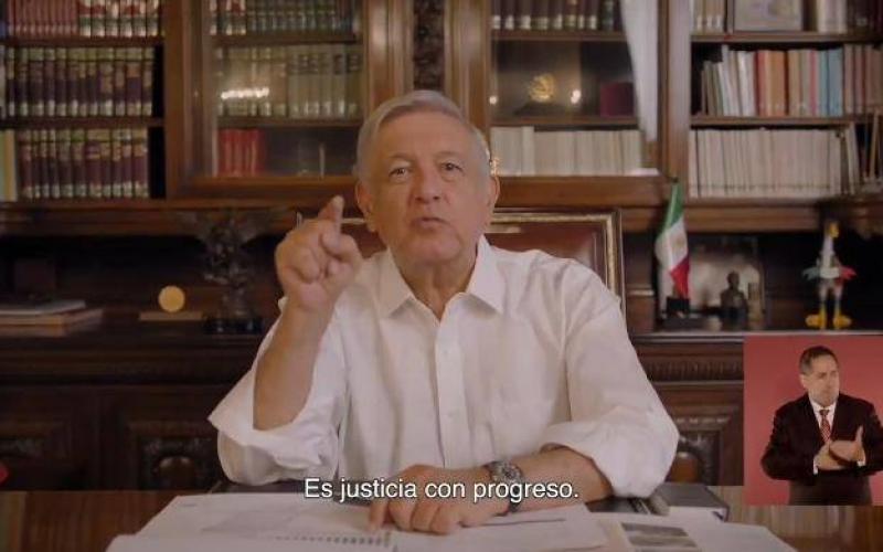 Se avanza en bienestar con justicia social: AMLO