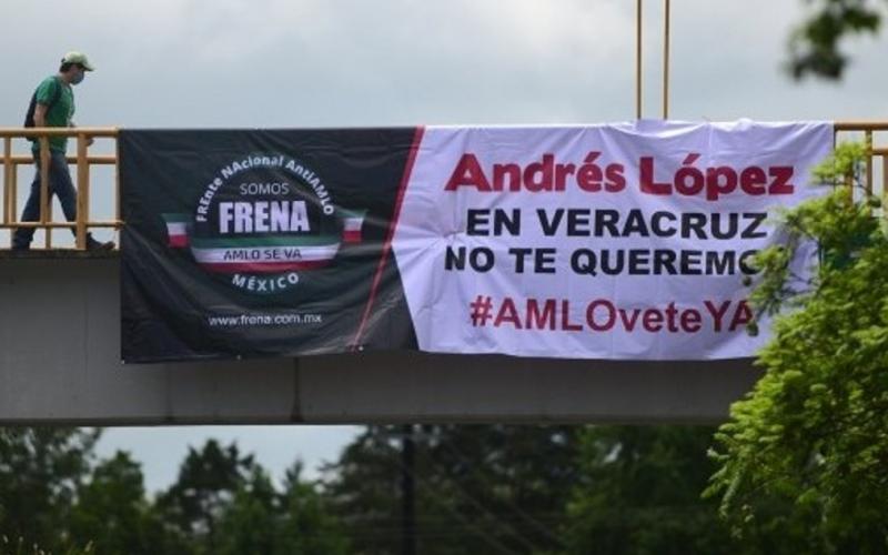 La organización del Frente Nacional Anti-AMLO cancela manifestación