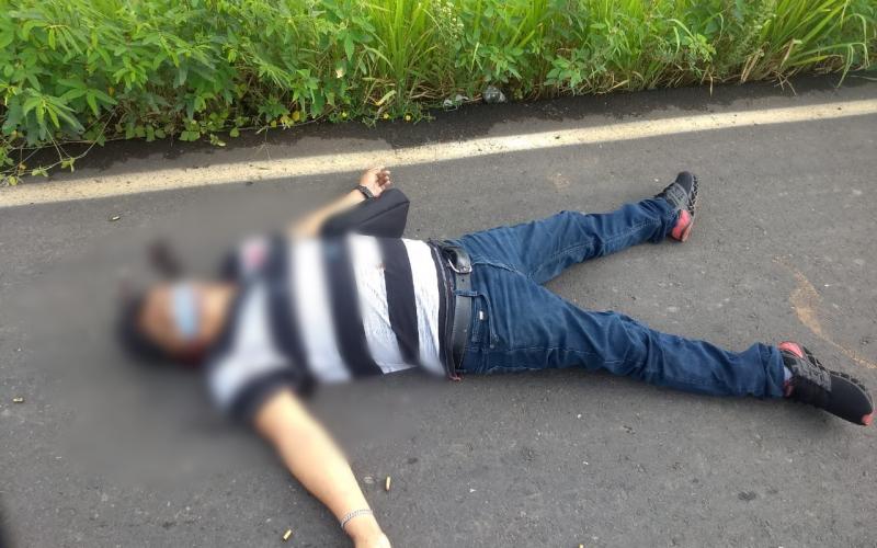  Fue localizado un sujeto ejecutado en la carretera Isla Santiago Tuxtla y uno más herido