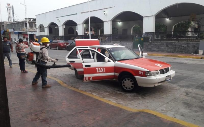  En Sayula Veracruz, el gobierno municipal persiste en la lucha contra los contagios del coronavirus