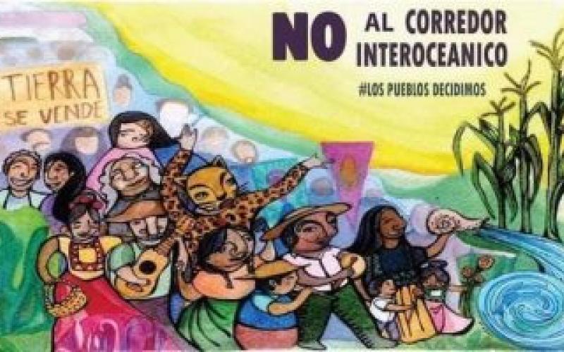 Corredor Interoceanico bloqueado, indígenas piden a AMLO, cumplir lema “primero los pobres”