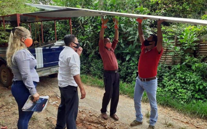 Programa Techo Firme para habitantes de Soconusco Veracruz: condiciones dignas