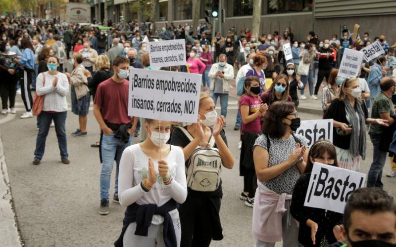 900 mil vuelven al encierro en Madrid para frenar rebrotes