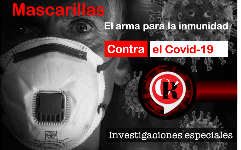 "Mascarillas" el arma de inmunidad contra el Covid