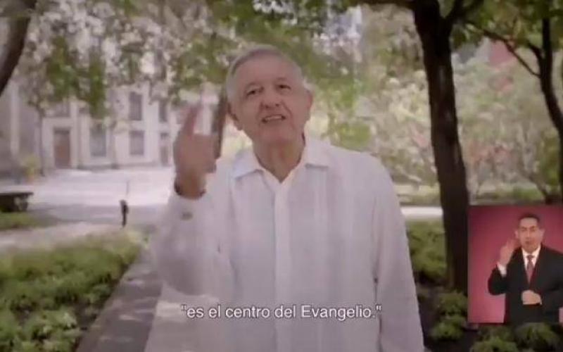 TEPJF ordena retirar spot de AMLO que hace referencia al Papa y al Comunismo