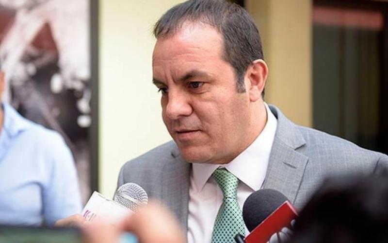 Gobernador de Morelos, Cuauhtémoc Blanco, aseguró defender a AMLO hasta la muerte