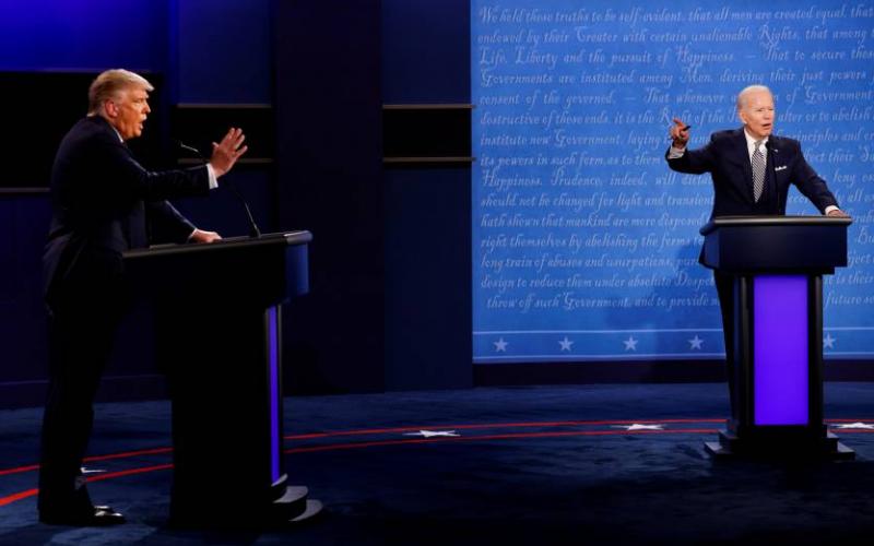 En el primero de tres debates, el presidente de Estados Unidos, Donald Trump, y el candidato demócrata Joe Biden chocaron en temas que han movido el tapete político