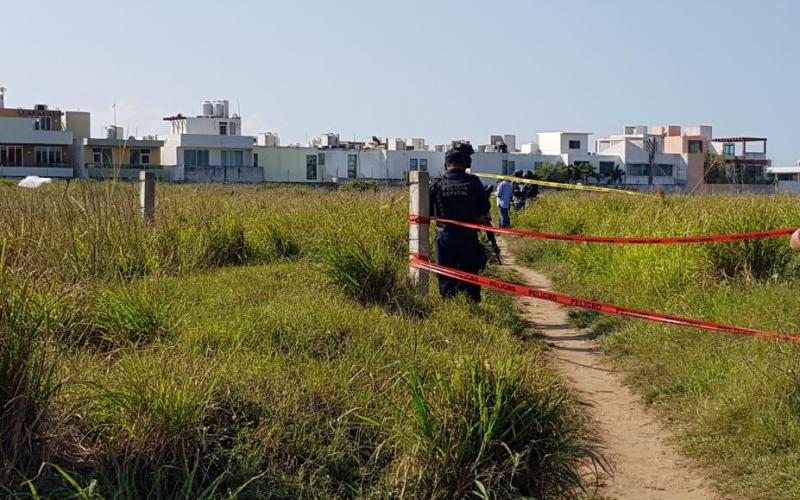 Granada de fragmentación fue encontrada en un predio de Cosoleacaque