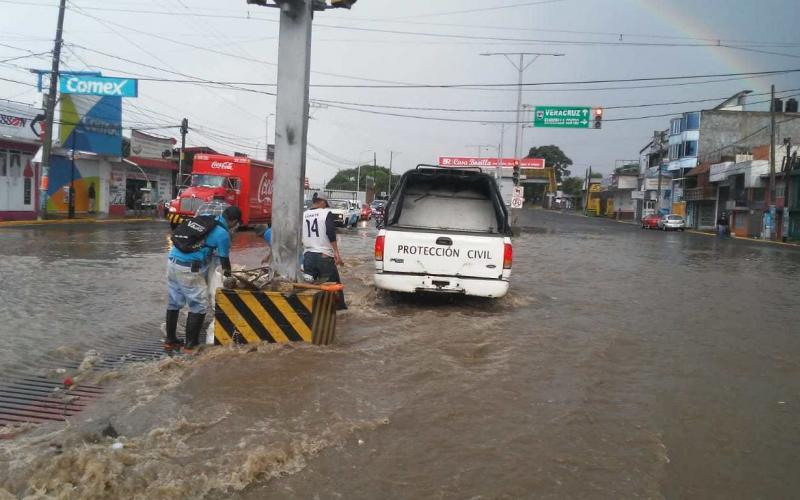 Alerta preventiva en Xalapa, seguirán las fuertes lluvias hasta noviembre