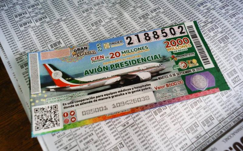 Lotería Nacional informo que ya van 2 mil mdp recaudados en el sorteo avión presidencial