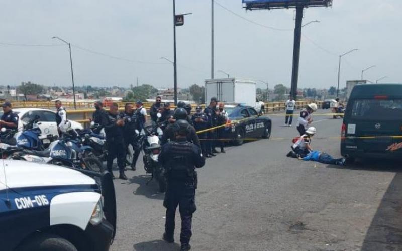 Lamentable asesinato afuera del Metro Río de los Remedios, Edomex