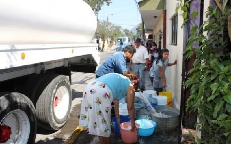 Agua potable para los hogares de Sayula de alemán, Veracruz