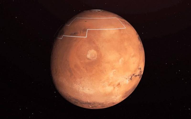 Marte se podrá observar desde la tierra en octubre y más brillante este martes