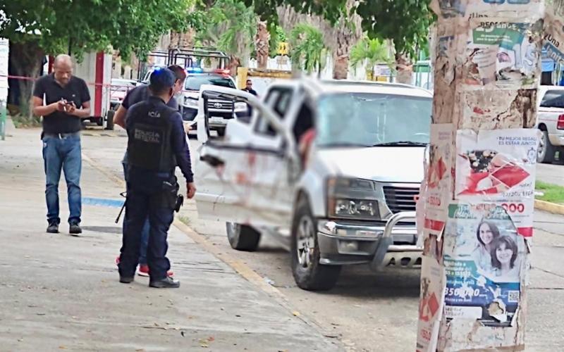 Asesinan a un hombre frente al IMSS del Naranjito en Cosoleacaque Veracruz