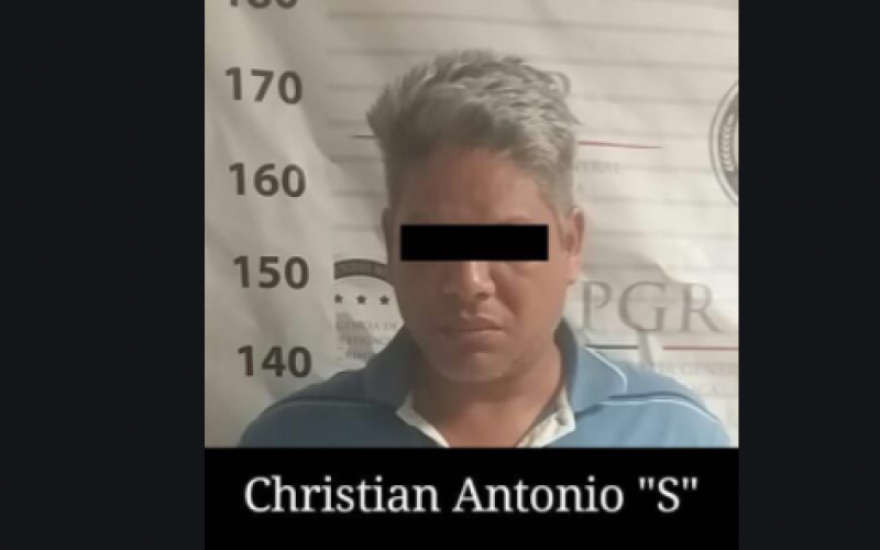  Prisión para Cristian “S” traía al menos 7 millones de dólares