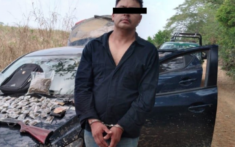 Detienen a integrante del CJNG, identificado como Hilario "N" alias "El Lalo"