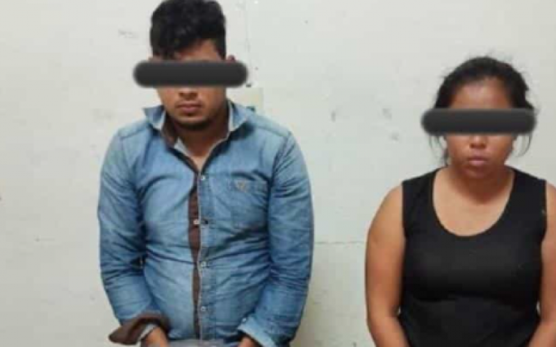  Detienen en San Juan Evangelista Veracruz a pareja narcomenudistas