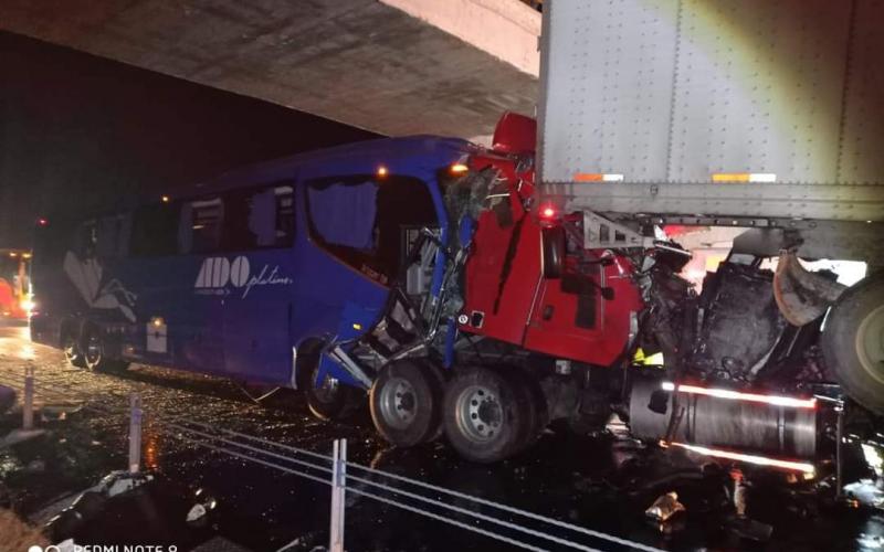 Los hechos ocurrieron la mañana de hoy a la altura de la caseta de cobro de Amozoc, Puebla