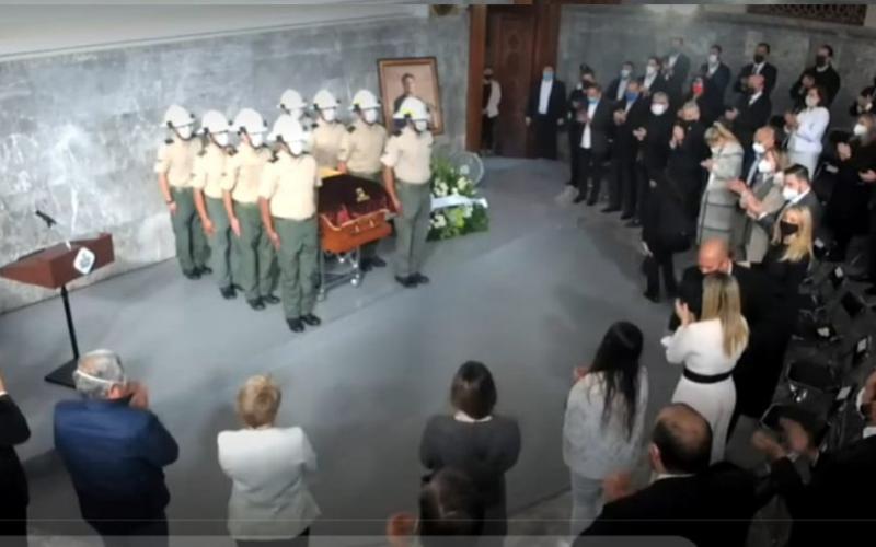  Homenaje de cuerpo presente al exgobernador Aristóteles Sandoval