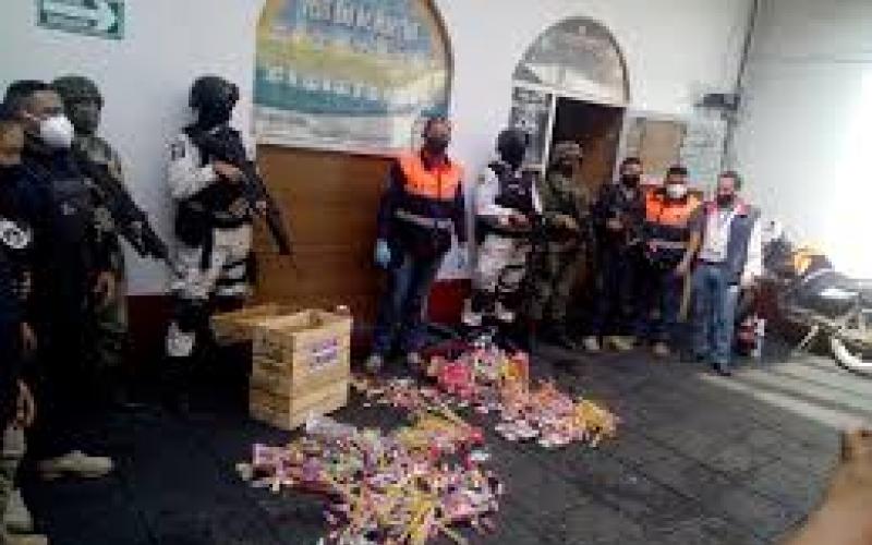 Realizan por segunda ocasión un operativo contra pirotecnia en Huatusco