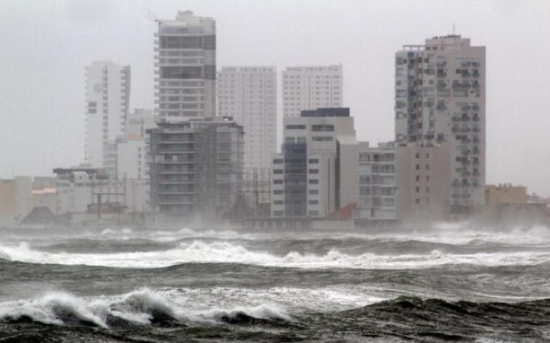  Fuertes rachas de vientos de 126.4 Km/h en Veracruz-Boca del Río