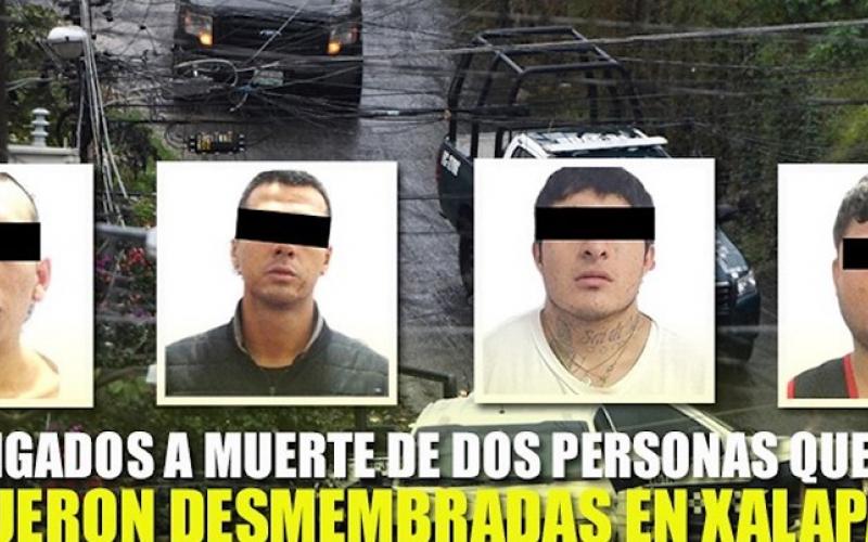 Antes de la llamada al 911, dos de las víctimas ya habían sido desmembradas y sus restos repartidos en bolsas negras que los asesinos ocultaron en el baño. Los demás estaban distribuidos en una recámara: siete hombres y una mujer que no pasaban los 35 años