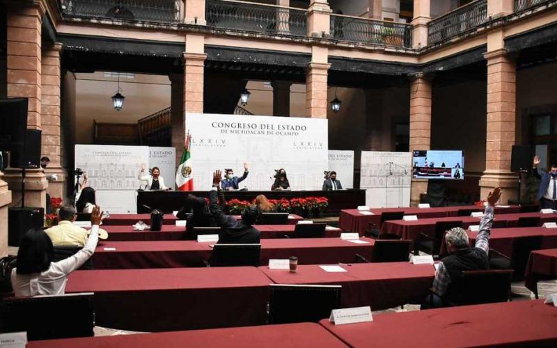 Congreso de Michoacán aprueba uso obligatorio de cubrebocas