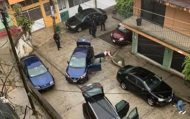 Balacera en Xalapa; abaten a cinco y liberan a seis secuestrados