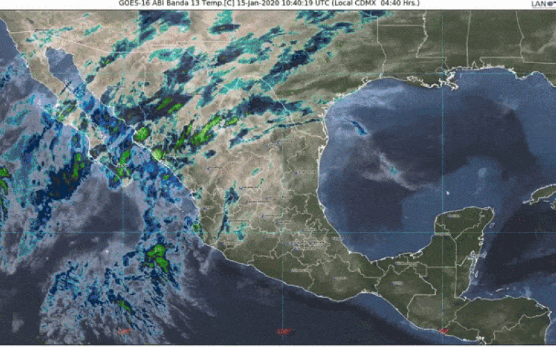 En tanto, se pronostican lluvias fuertes para Puebla y la zona montañosa central de Veracruz