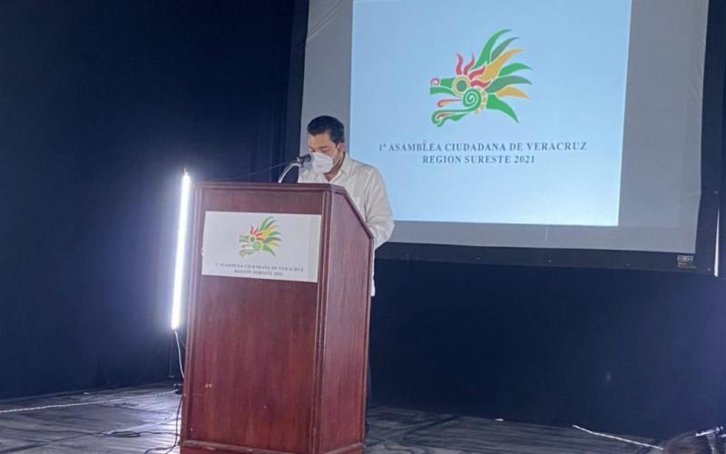 Jóvenes realizaron la Asamblea Ciudadana Veracruz de Olmeca 2021