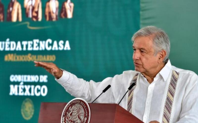 Asegura  López Obrador que el suministro eléctrico se arreglo en cinco días