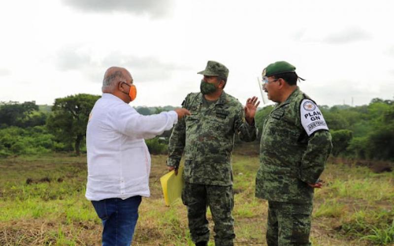 Ayuntamiento de Acayucan donará 2.5 hectáreas, para construir base Guardia Nacional