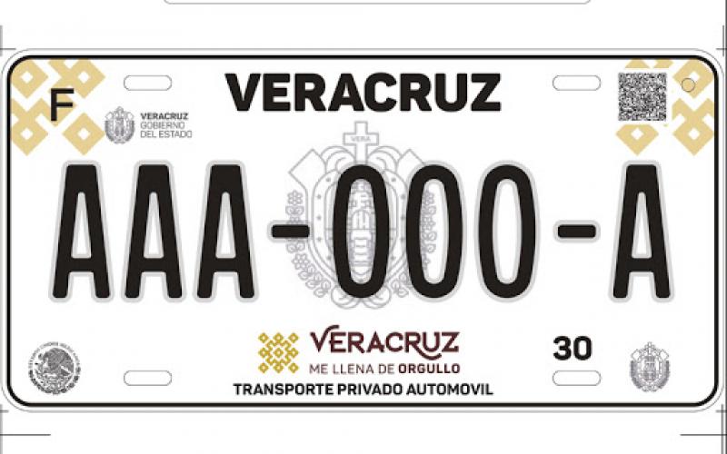 Suspenden la entrega de placas de circulación: Gobierno de Veracruz