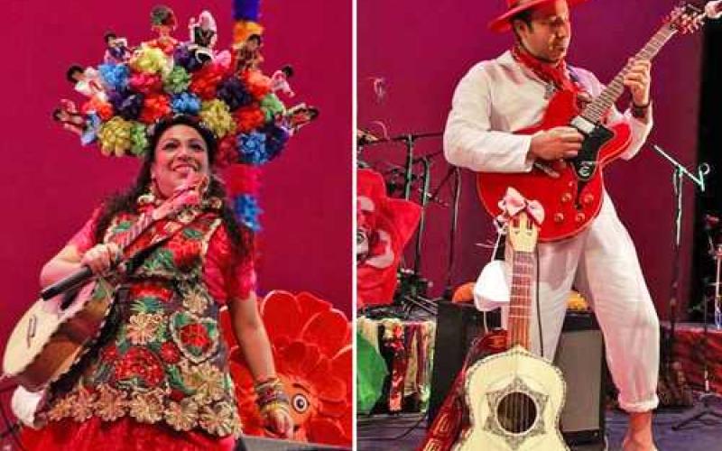 Karla Mar y Rogelio Morales son los integrantes del grupo oaxaqueño Musijugarte, que, como su nombre sugiere, combina música, juego y arte, cuya finalidad es valorar la identidad cultural de su estado natal y de los pueblos del país a través de la música infantil.