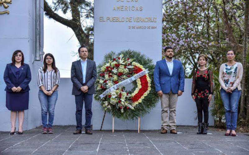 Encabeza Cuitláhuac García conmemoración del natalicio de Benito Juárez